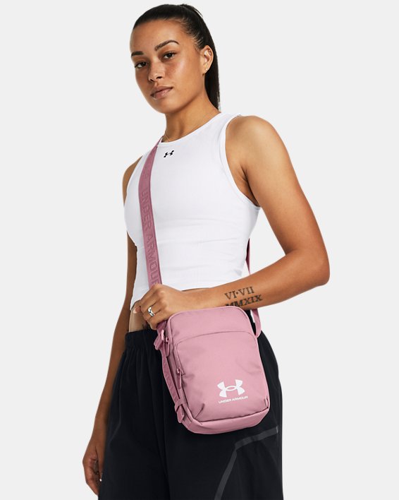 UA SportStyle Lite Crossbody in Pink image number 4
